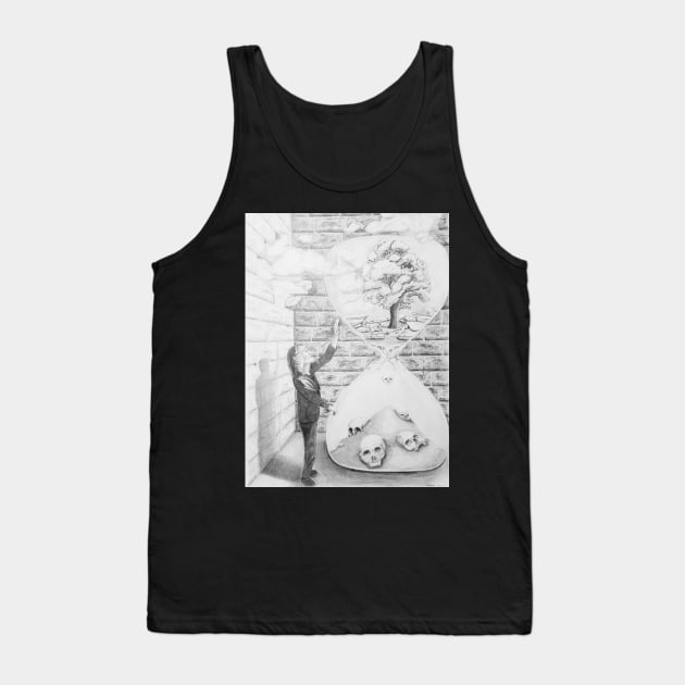 Give me Life or Death Hourglass Tank Top by KansAsh